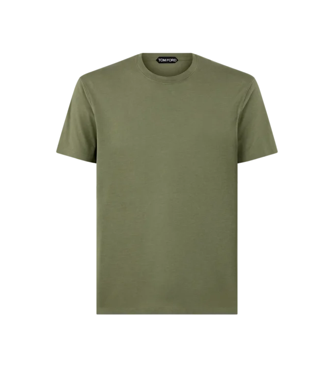 Lyocell Cotton Crew T-Shirt