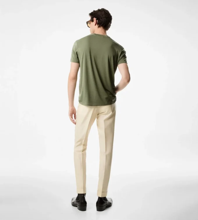 Lyocell Cotton Crew T-Shirt