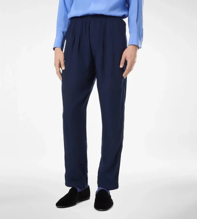 Lyocell Lightweight Pleated Lounge Pant
