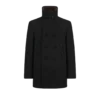 Melton Wool Shearling Peacoat