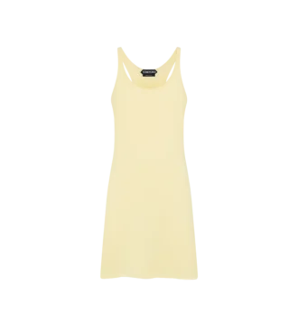 Merino Pique Sleeveless Short Tank Dress