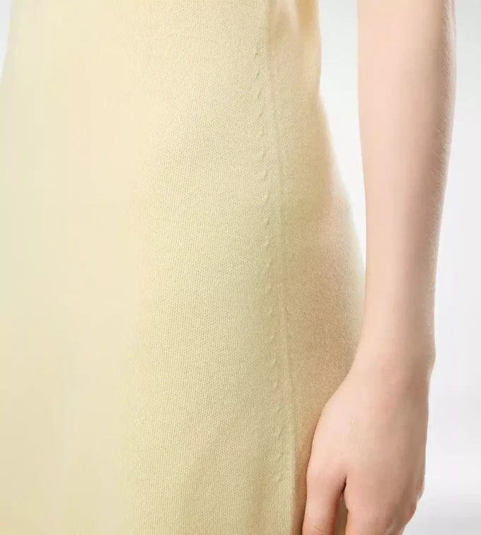Merino Pique Sleeveless Short Tank Dress