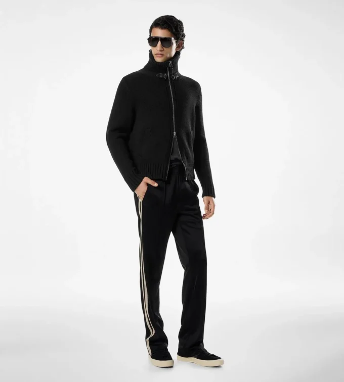 Merino Wool Zip Through