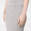 Micro Sequins Embellished Rib Long Skirt Micro Sequins Embellished Rib Long Skirt
