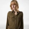Military Shirt with Front Pockets