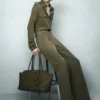 Natural Grain Leather Alexander Large Shoulder Bag