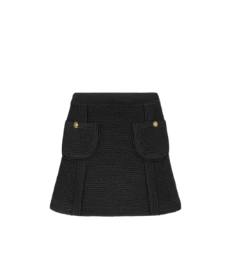 Mini Skirt with Patch Pockets