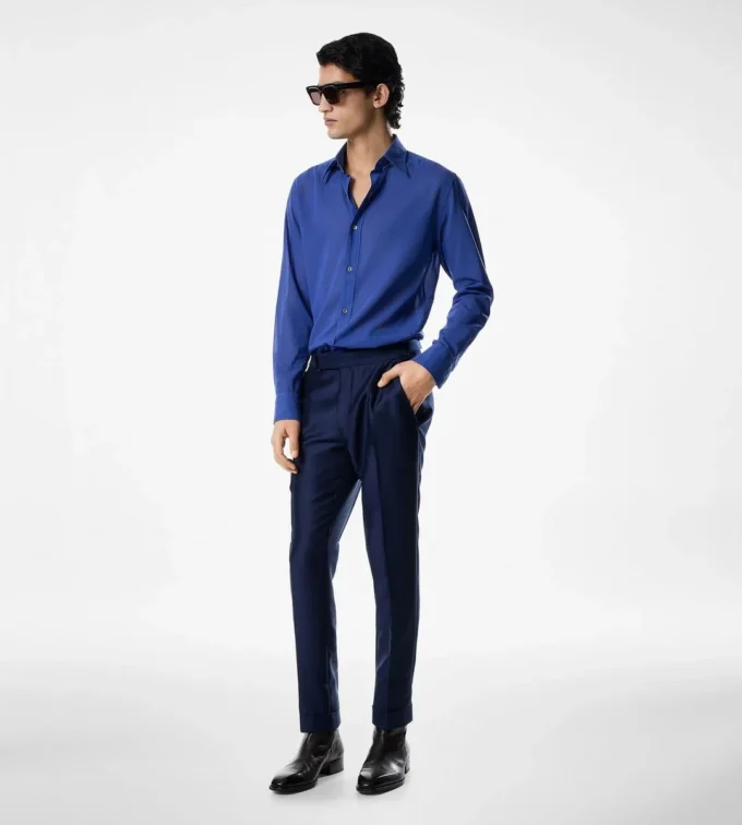 Mohair Silk Twill Dyllan Pant Mohair Silk Twill Dyllan Pant