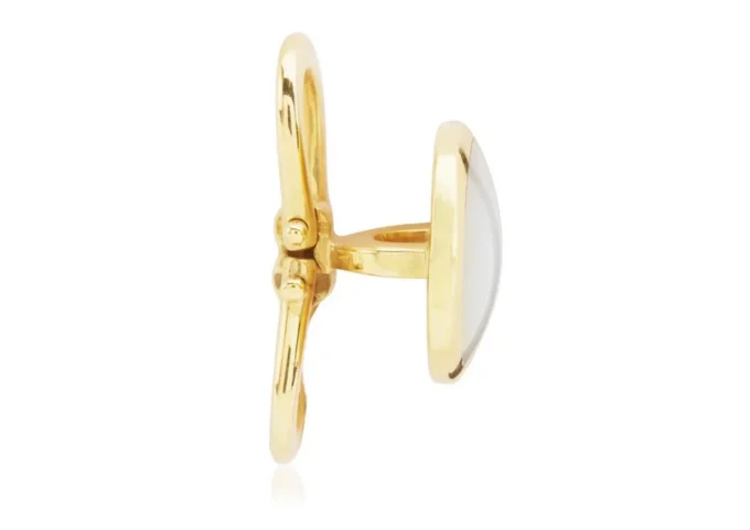 Mother of Pearl Round Shirt Studs
