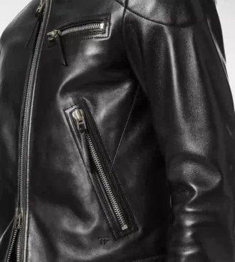 Nappa Grain Leather Biker