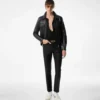 Nappa Grain Leather Collar Blouson