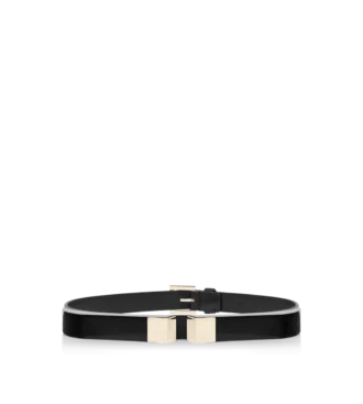 Nappa Leather and Plexiglass Deco Belt