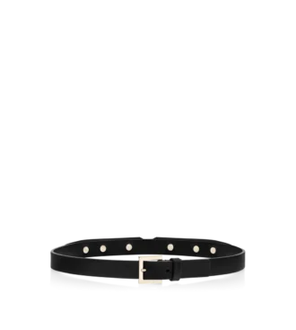 Nappa Leather and Plexiglass Deco Belt