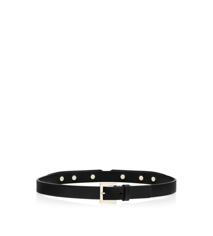 Nappa Leather and Plexiglass Deco Belt Nappa Leather and Plexiglass Deco Belt