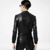 Nappa Leather Cardigan Jacket