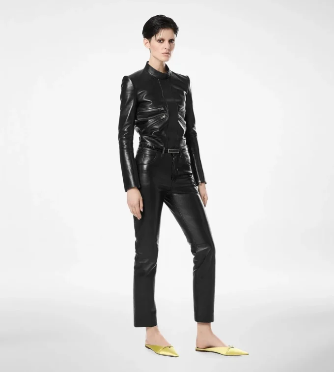 Nappa Leather Racer Jacket