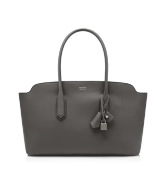 Natural Grain Leather Alexander Large Shoulder Bag