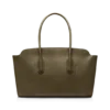 Natural Grain Leather Alexander Large Shoulder Bag