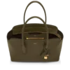 Natural Grain Leather Alexander Large Shoulder Bag