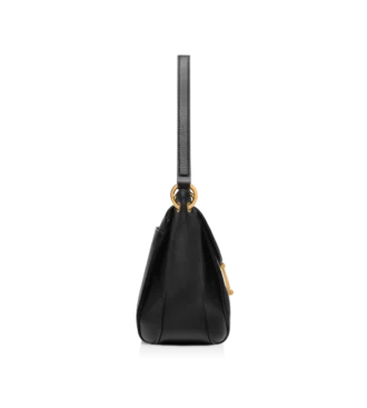 Natural Grain Leather Tara Medium Shoulder Bag