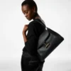 Natural Grain Leather Tara Medium Shoulder Bag Natural Grain Leather Tara Medium Shoulder Bag