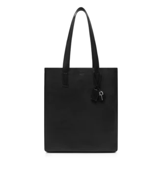 Natural Leather North South Tote