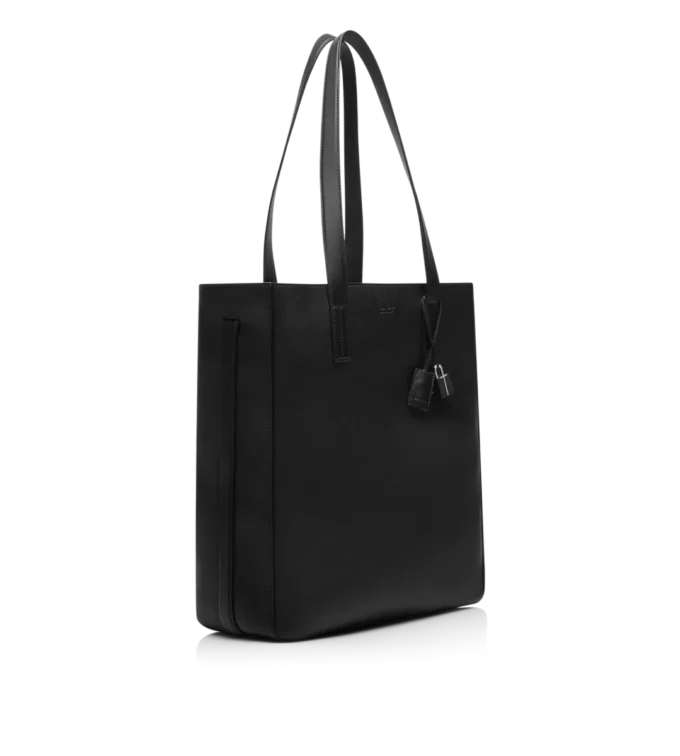Natural Leather North South Tote