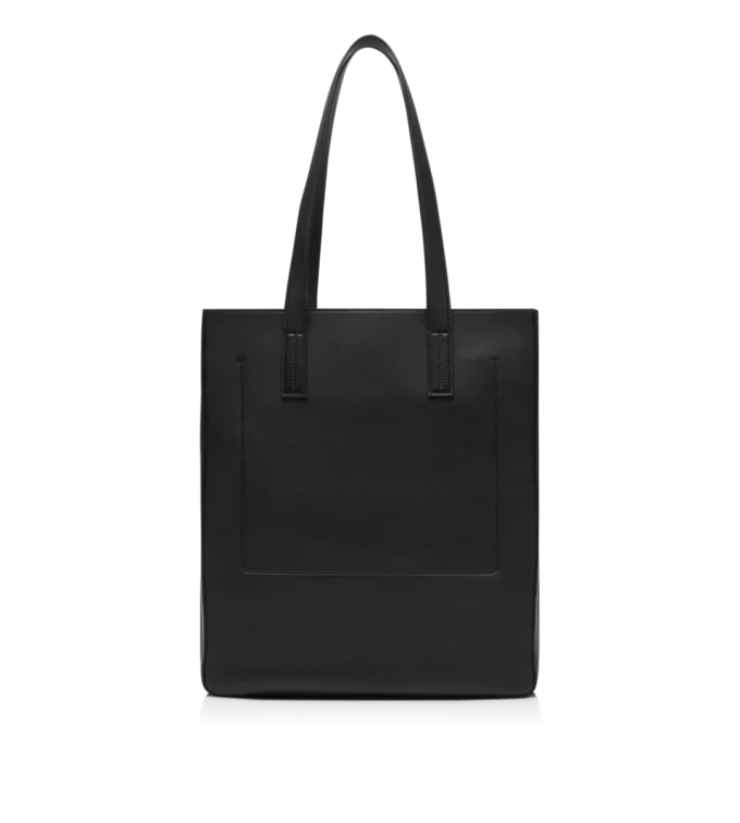 Natural Leather North South Tote