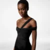 One Shoulder Twist Front Cocktail Dress One Shoulder Twist Front Cocktail Dress