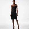 One Shoulder Twist Front Cocktail Dress One Shoulder Twist Front Cocktail Dress