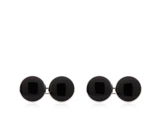 Onyx Round Cufflinks Onyx Round Cufflinks