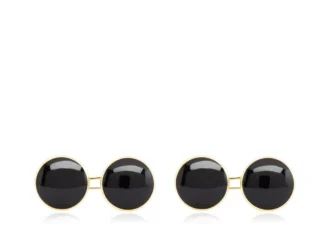 Onyx Round Cufflinks Onyx Round Cufflinks