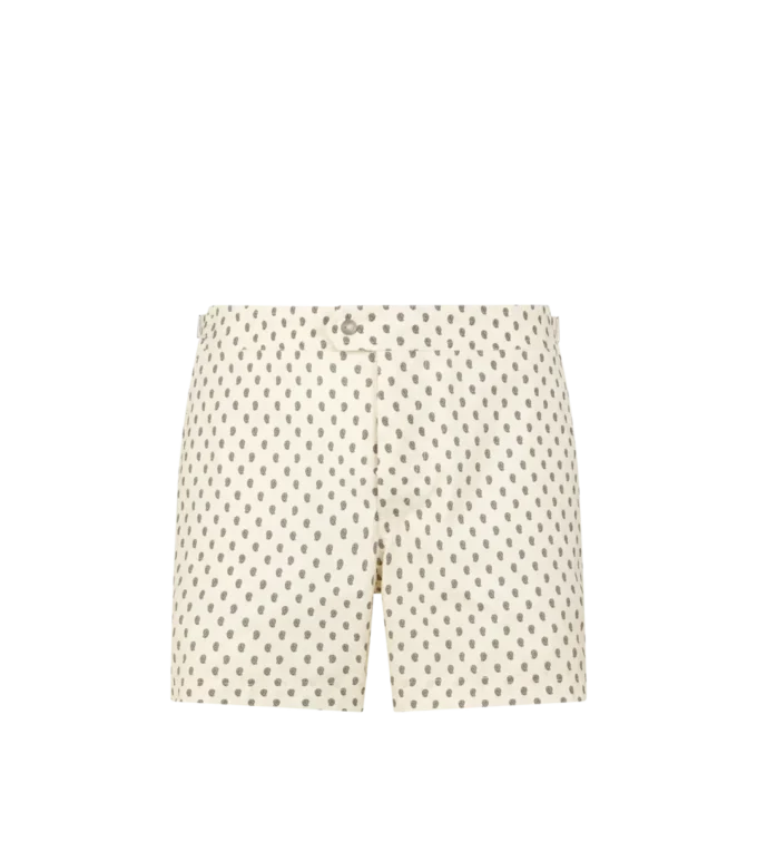 Paisley Print Nylon Swim Short