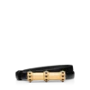 Palmellato-Effect Leather Cabochon Belt
