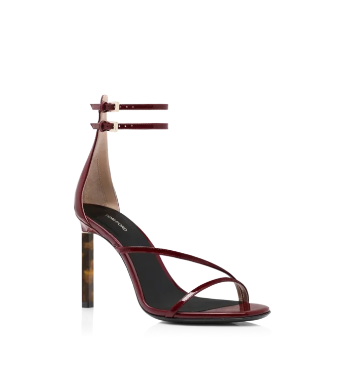 Patent Leather Ankle Strap Sandal Patent Leather Ankle Strap Sandal