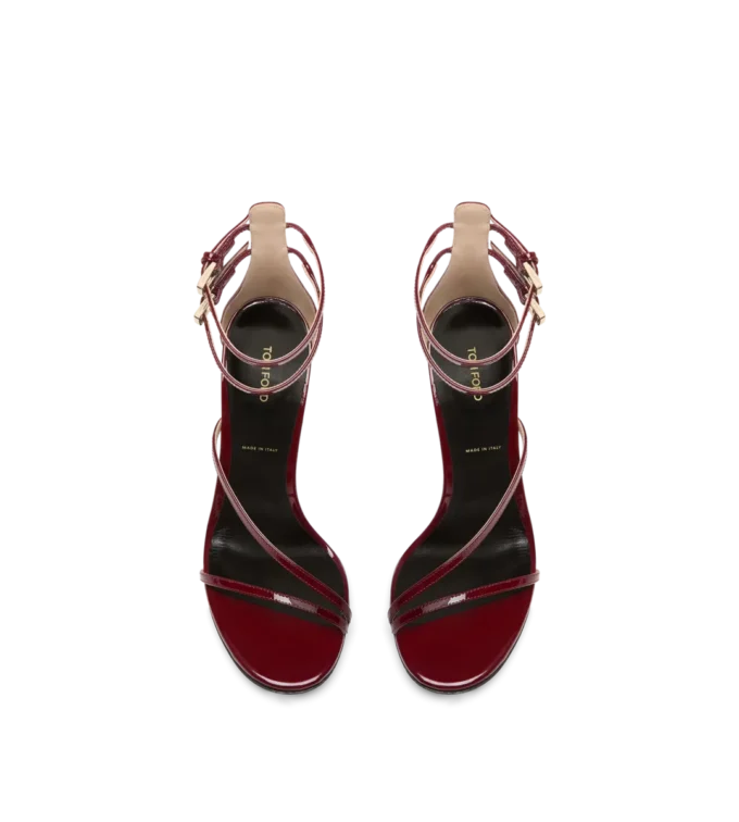 Patent Leather Ankle Strap Sandal Patent Leather Ankle Strap Sandal