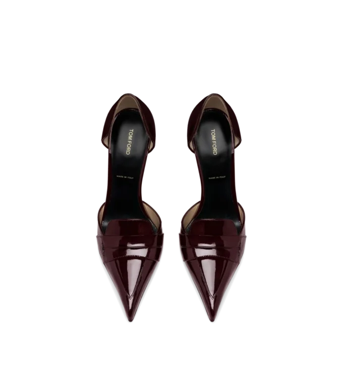 Patent Leather Eva D’Orsay Pump Patent Leather Eva D’Orsay Pump