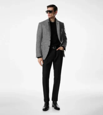 Pied De Poule Shelton Jacket
