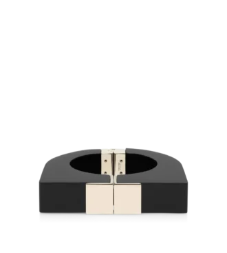 Plexiglass and Brass Deco Bracelet