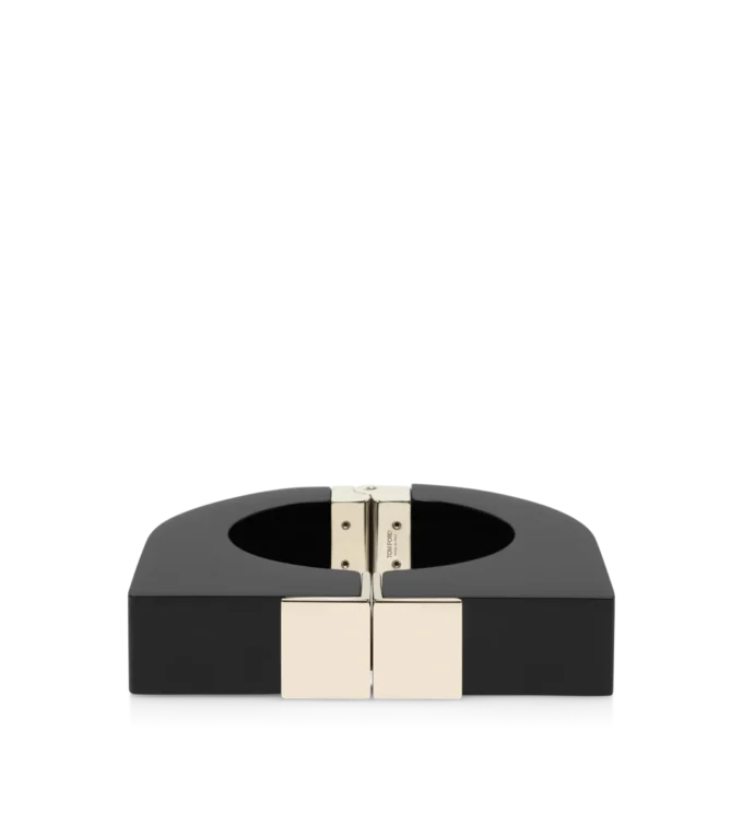 Plexiglass and Brass Deco Bracelet Plexiglass and Brass Deco Bracelet