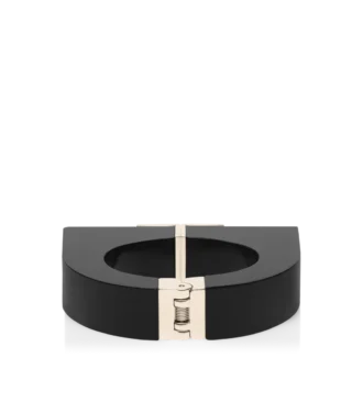 Plexiglass and Brass Deco Bracelet
