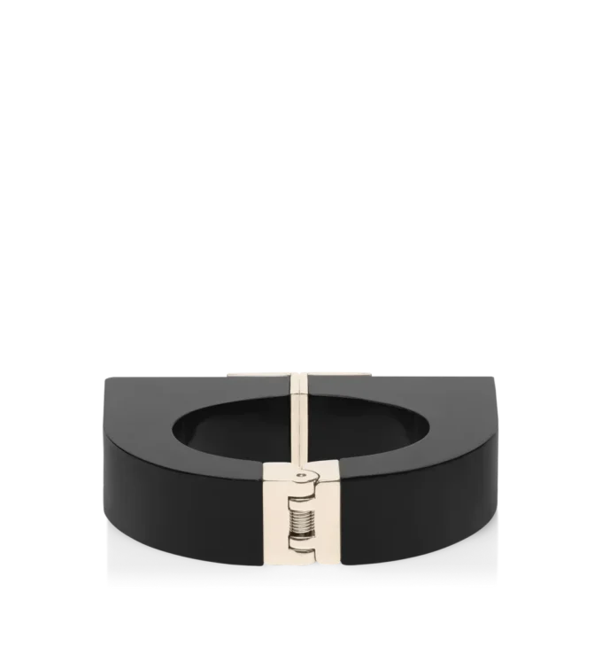 Plexiglass and Brass Deco Bracelet Plexiglass and Brass Deco Bracelet