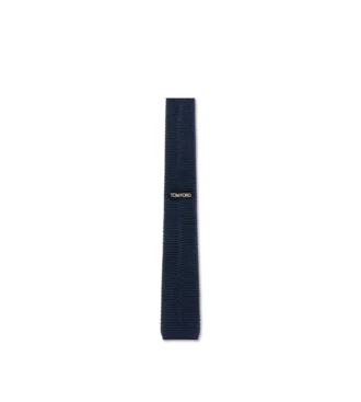 Polka Dot Knitted Silk Tie