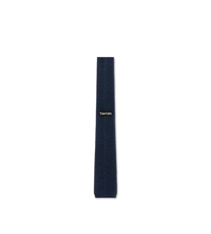 Polka Dot Knitted Silk Tie