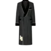 Polka Dot Silk Shawl Collar Robe Polka Dot Silk Shawl Collar Robe