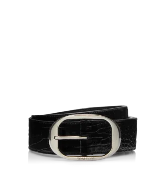 Printed Alligator Oval Belt