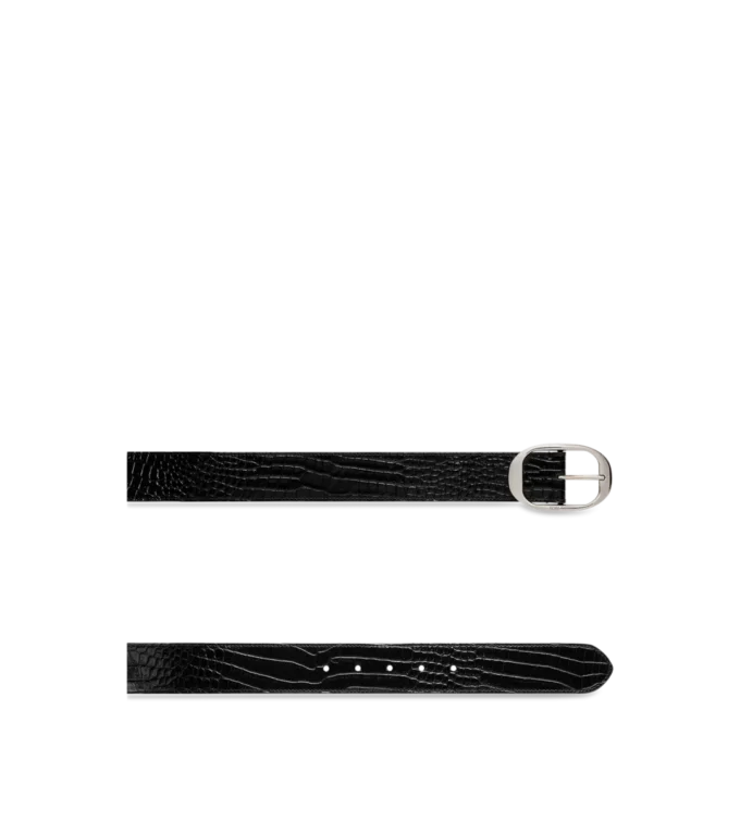 Printed Alligator Oval Belt