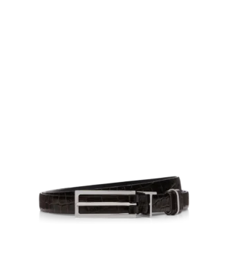 Printed Croc Metal T Loop Belt