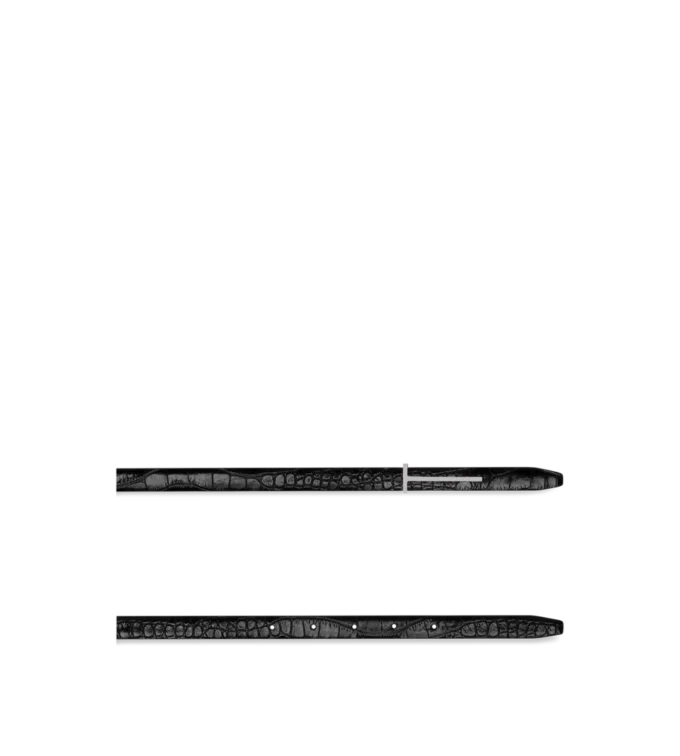 Printed Croc Slim T Belt Printed Croc Slim T Belt