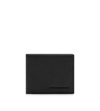 Printed Deer Leather Elongated T Line Classic Bifold Wallet